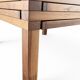 Table modulable Hexa de Bernard Vuarnesson pour Bellato. 1980