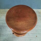 Round bedside with columns