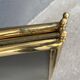 Antique 1920s Brass Fireplace Screen, Vintage French 4-Panel Spark Guard
