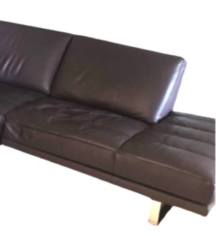 Bo Concept leather corner sofa