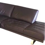 Bo Concept leather corner sofa