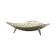 Vintage plated plate on leaf-shaped legs, silver-plated, Germany, 1970s.