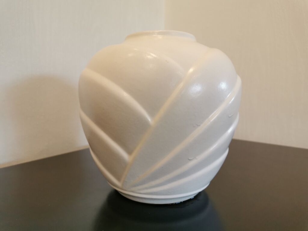 Vase vintage West Germany blanc