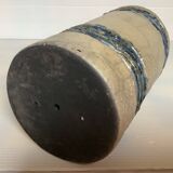Raku style bottle vase