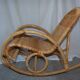 Rocking chair en rotin