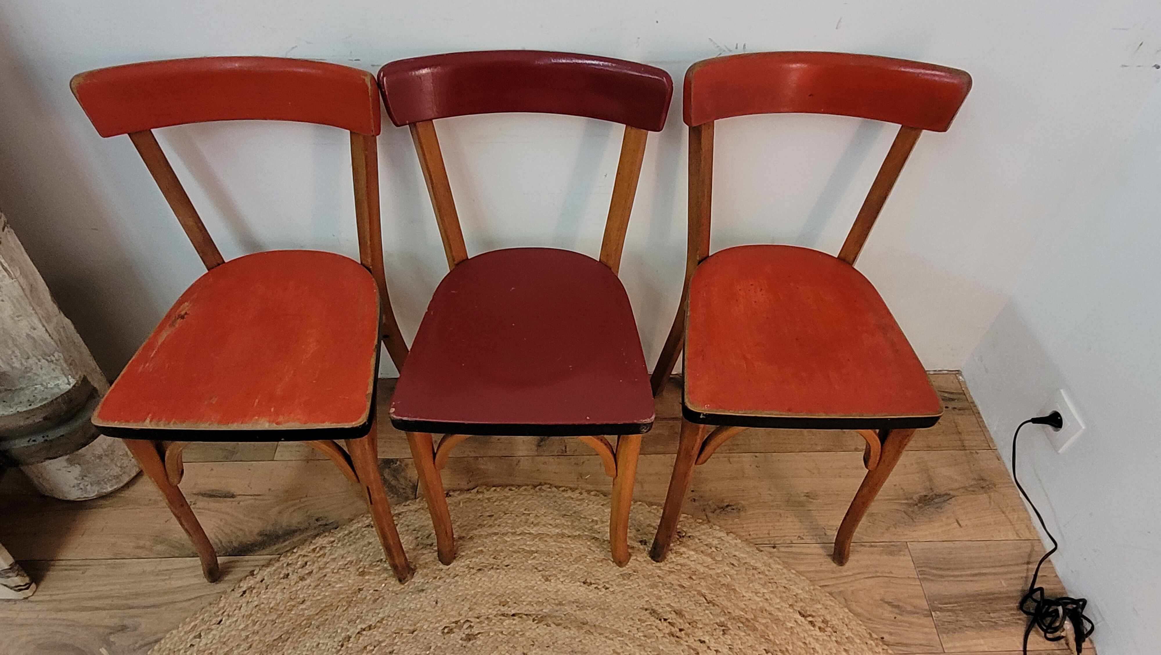 3 Baumann chairs