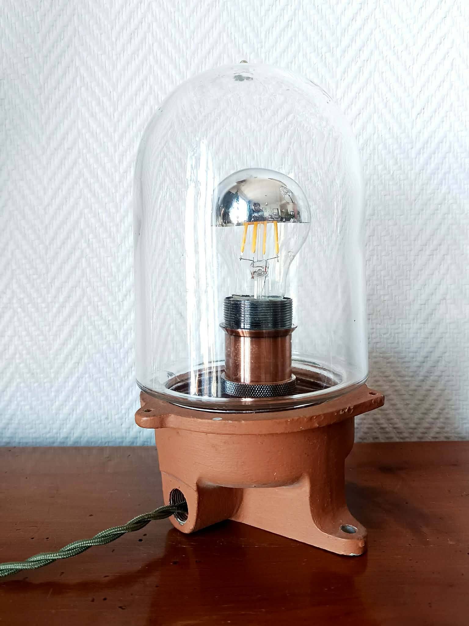Vintage globe lamp