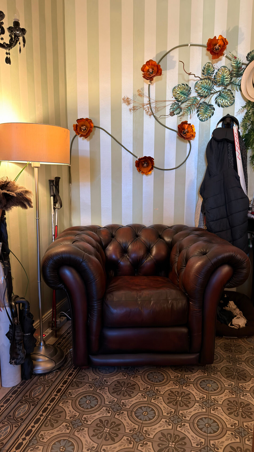 Chesterfield armchair