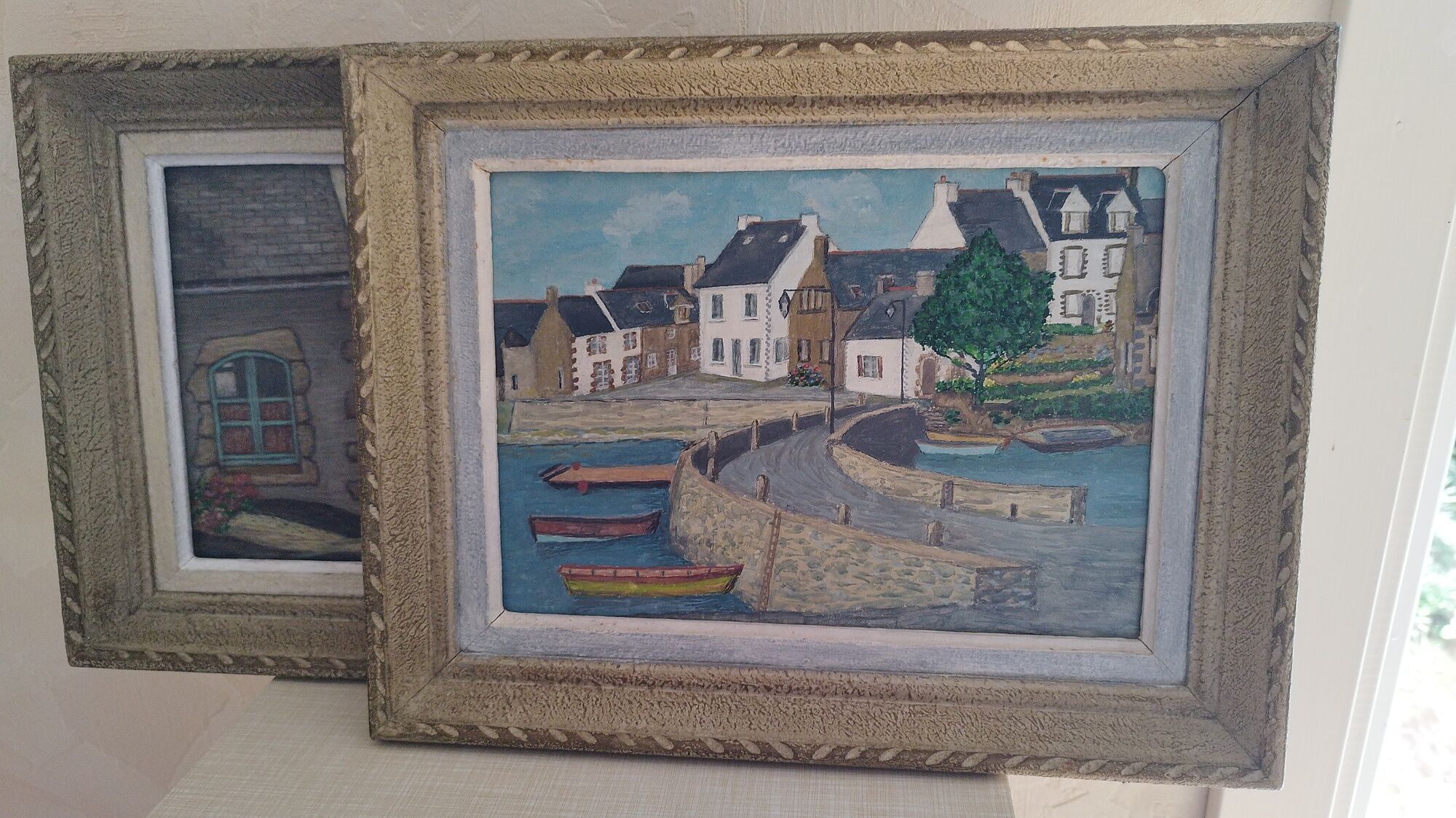 Landscape painting of the seaside in Brittany