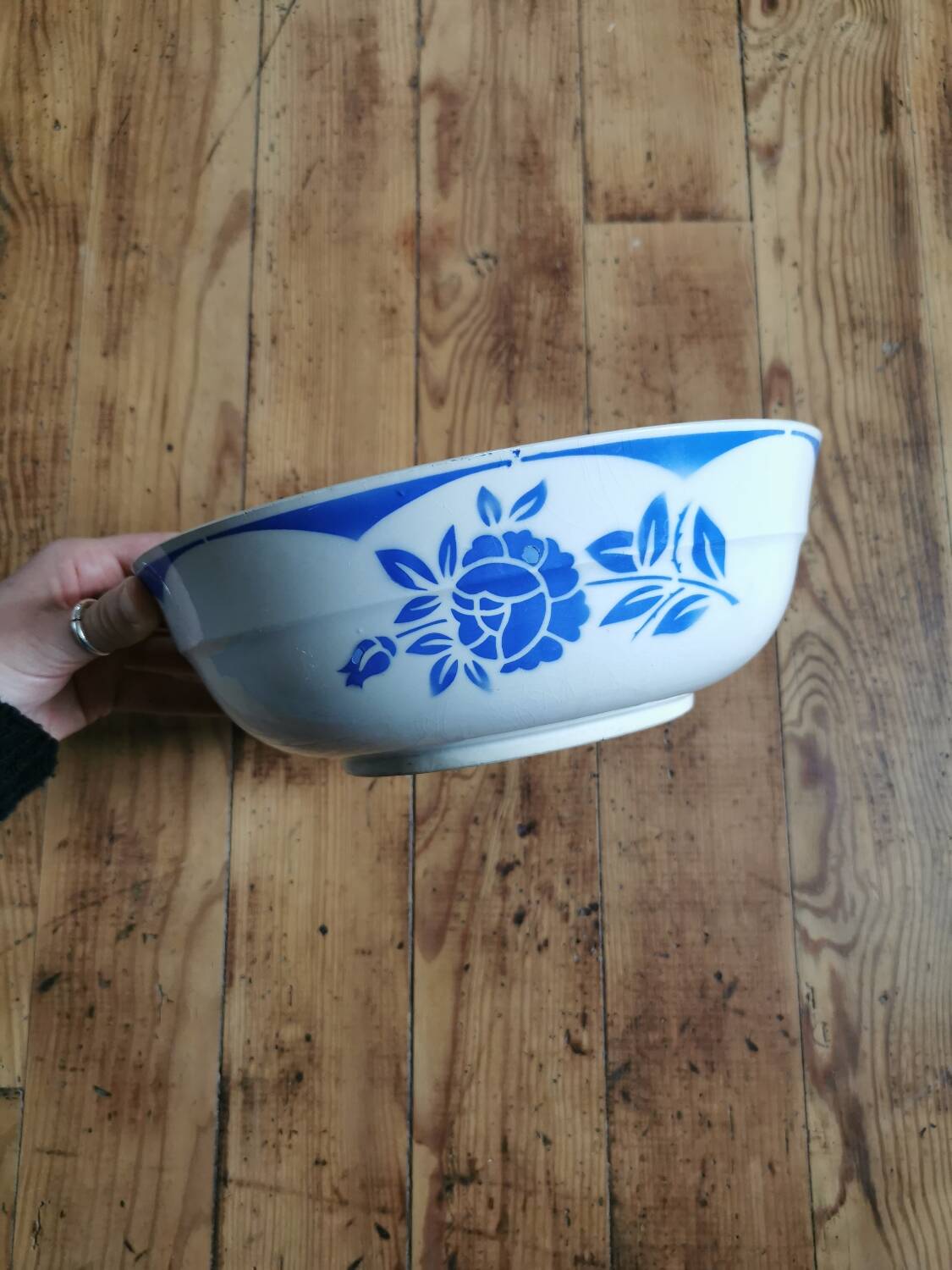 Digoin retro salad bowl, Corsica