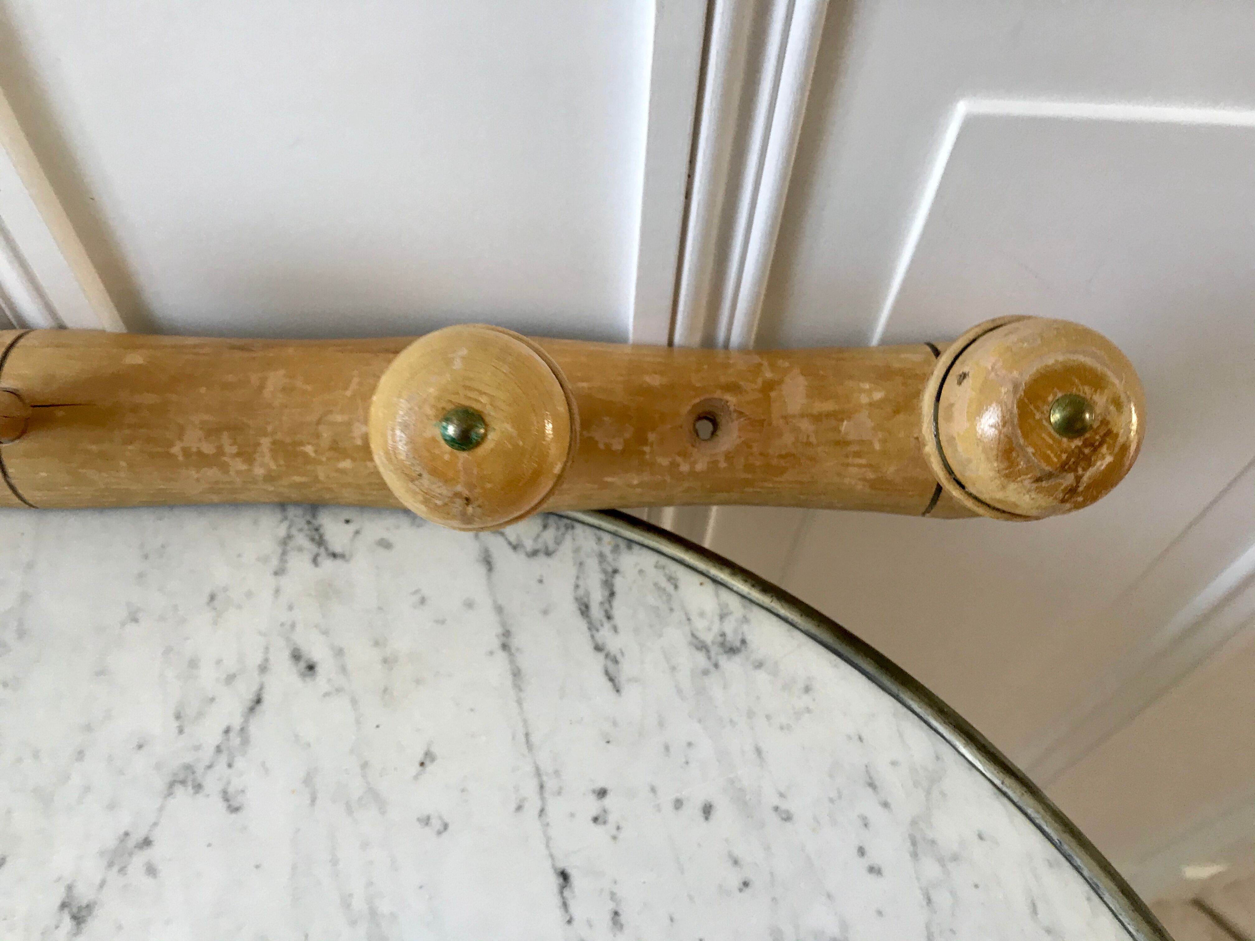 Beech wood hook bamboo effect 40-50s
