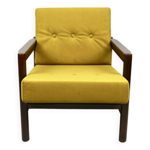 Fauteuil vintage jaune