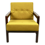 Fauteuil Vintage en Olive Jaune, 1970s