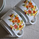 Service petit déjeuner vintage en porcelaine