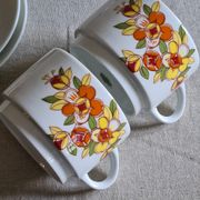 Vintage porcelain breakfast service
