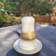 Night service in opaline Miniature dinette