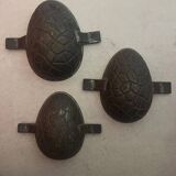 Egg-shaped chocolate or cake molds, 3 sizes available