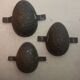 Egg-shaped chocolate or cake molds, 3 sizes available