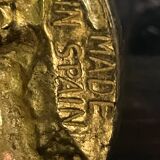 Vintage golden bronze 2-light wall light