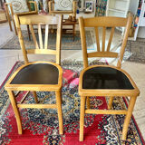 Vintage Luterna bistro chairs pair