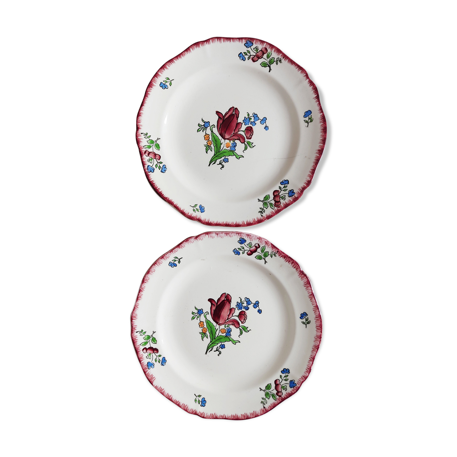 Pair of Gien plates