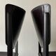 Set of 2 Italian chairs in brown Havana leather, design MATTEO GRASSI