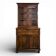 English mahogany secretary bookcase.