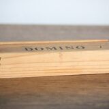 Wooden domino game