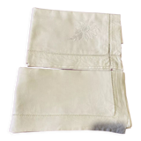 Set of two linen pillowcases
