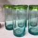 Aztecas Mexico blown glass glasses
