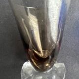 Service of 9 colored liqueur glasses