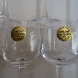 12 glasses of Arques crystal wine model Briançon 12 cl in boxes