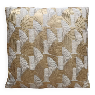 Art Deco jacquard cushion 40x40cm