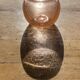 Vase verre rose d’après Biot