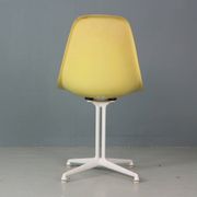 Charles & Ray Eames "La Fonda" Light Yellow Fiberglass Chairs Herman Miller