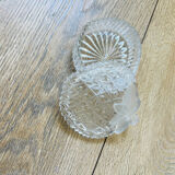 Coupelle forme fraise cristal