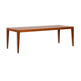 Long Danish Mid Century rosewood coffee table by Severin Hansen for Haslev, 1960s