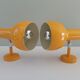 Pair of italian wall lamps stilux milano 70s