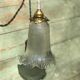 Walking lamp glass hollophane