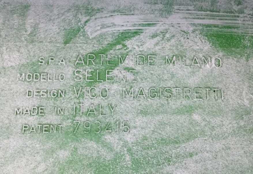 Pair of chairs Artemide "Selene" Vico Magistretti, 1960