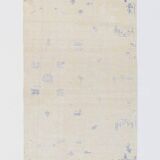 3x12 Blue & Beige Antique Vintage Runner Rug, 80x369Cm SK 23836
