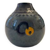 Paul Jacquet, Small Art-Deco Ceramic Ball Vase
