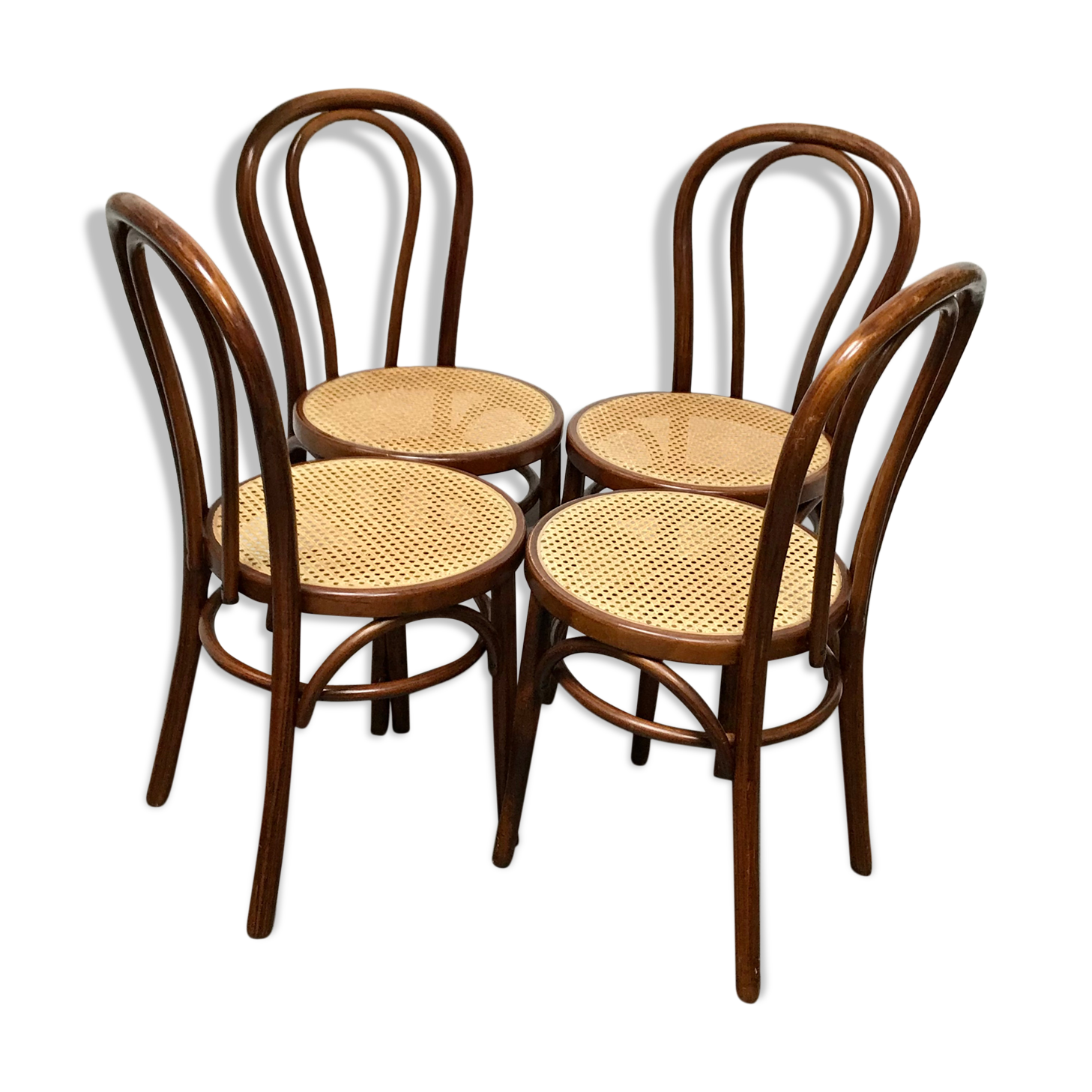 Lot of 4 bistro chairs