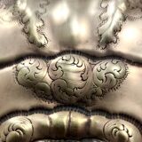 Chiseled and Embossed Cast Bronze Centerpiece / Bowl, Italy