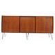 1960s Upcycled Danish Mid-Century Modern Teak Sideboard on Hairpin Legs