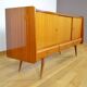Vintage Mahogany Compass Leg Sideboard 1960