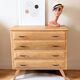 Commode vintage 50/60 rénovée hêtre et pieds compas