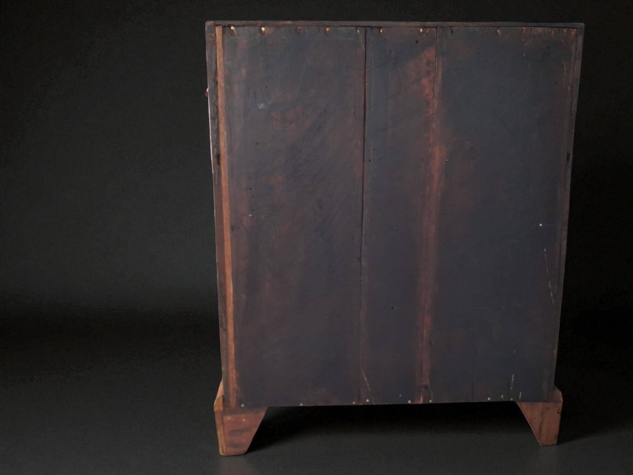 Bureau secrétaire antique français – Louis XVI, acajou massif, vers 1790