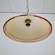 Vetrofond Italian Murano Glass Pendant Light with Brass Fixtures, 1980's