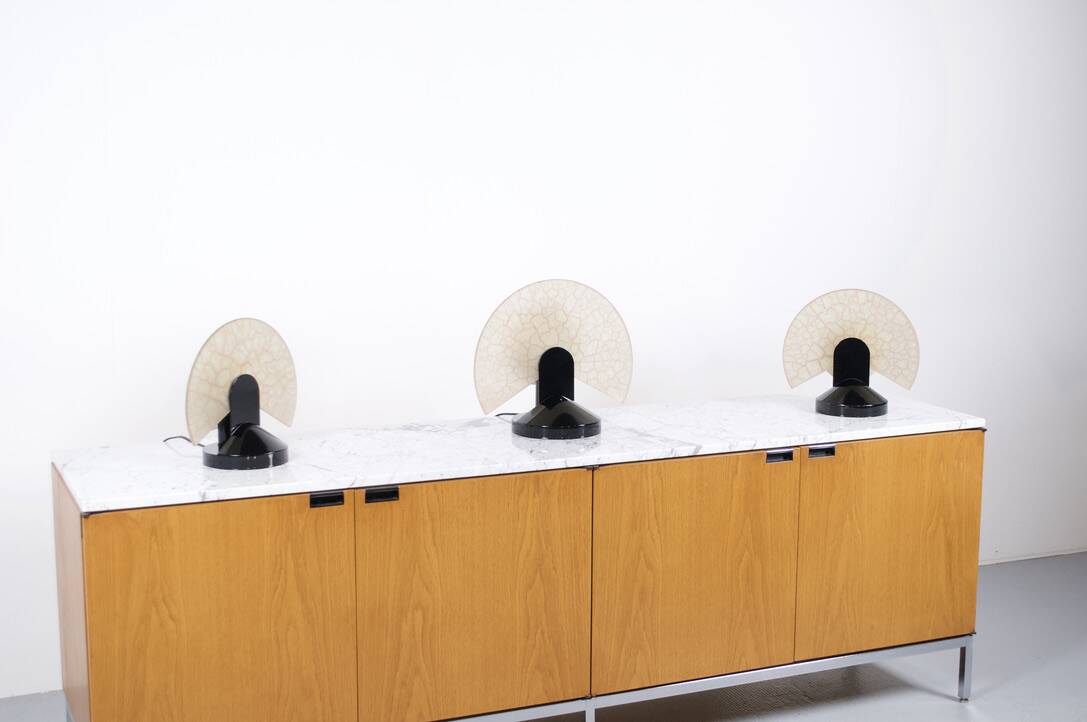 3 lampes italiennes modulables Murano années 80